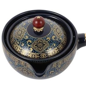 Teapot Chinese Ceramic with Lid and Tea Strainer NEW